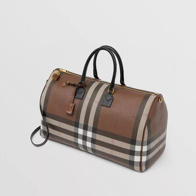 BURBERRY Bowling duffle bag-dark brown image 0