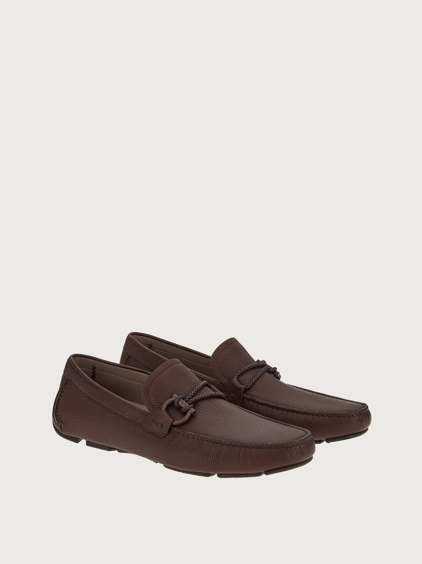 SALVATORE FERRAGAMO Driver  Ornament Gancini - Chocolate, 10.5 image
