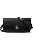 [AT DELHI] TORY BURCH Robinson Spazzolato East/West Shoulder Bag - Black image 0