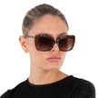 [AT DELHI] BURBERRY Caroll Gradient Brown Square Ladies Sunglasses image 0