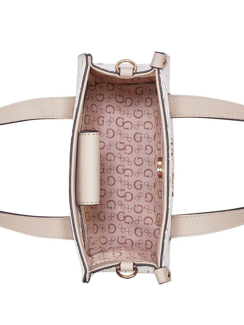 Guess Kyley Logo Mini Tote - Beige image 3