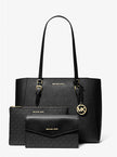 MICHAEL KORS Charlotte Large Saffiano Leather 3-in-1 Tote Bag image 2