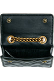 KURT GEIGER Micro Brixton Quilted Shoulder Bag - Black