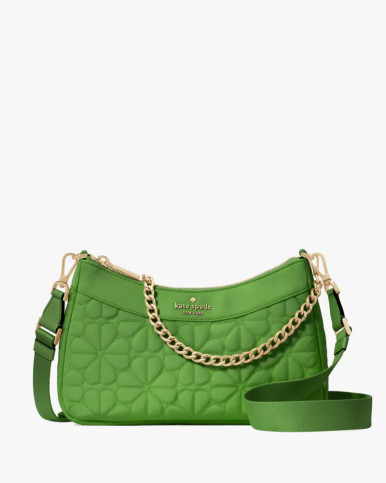KATE SPADE Spade Flower Quilted Fabric Convertible Crossbody image 3