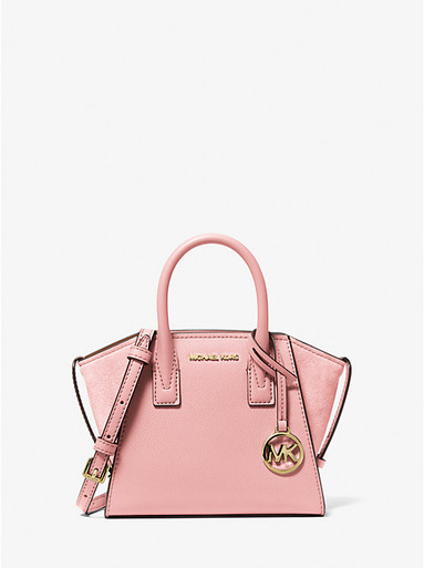 MICHAEL KORS  Avril Extra-Small Leather Satchel - Powder Blush (Arriving In Delhi) image 1