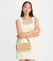 TORY BURCH Small Kira Chevron Flap Shoulder Bag - Desert Dune image 2