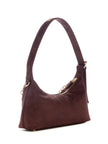 Guess Demelza Faux-Suede Shoulder Bag - Brown image 2