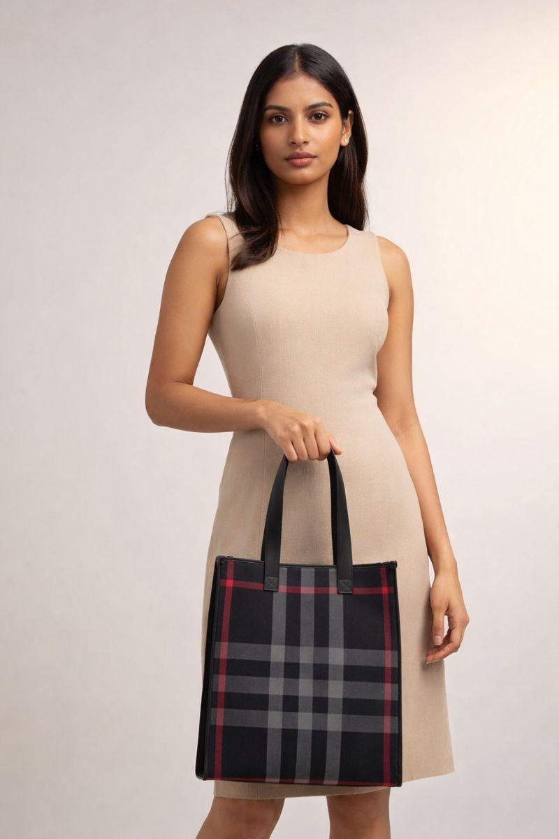 BURBERRY Nova Check Tote image 0