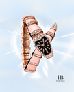 [Store Display] BVLGARI Serpenti  Black Dial Tubogas Bracelet 26 mm