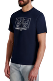 KARL LAGERFELD Karl & Choupette Character Graphic T-Shirt image 1
