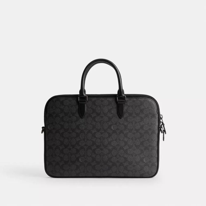 COACH Gotham Slim Briefcase In Signature Canvas image 2
