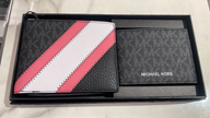 MICHAEL KORS Cooper Logo And Faux Leather Billfold Wallet For men - Black image