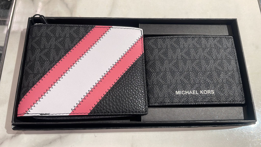 MICHAEL KORS Cooper Logo And Faux Leather Billfold Wallet For men - Black image