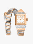 [AT DELHI] ROBERTO CAVALLI Snake Core Silver-tone Dial Ladies Watch image 0