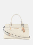 Guess Eldoria Logo Satchel - White image 0