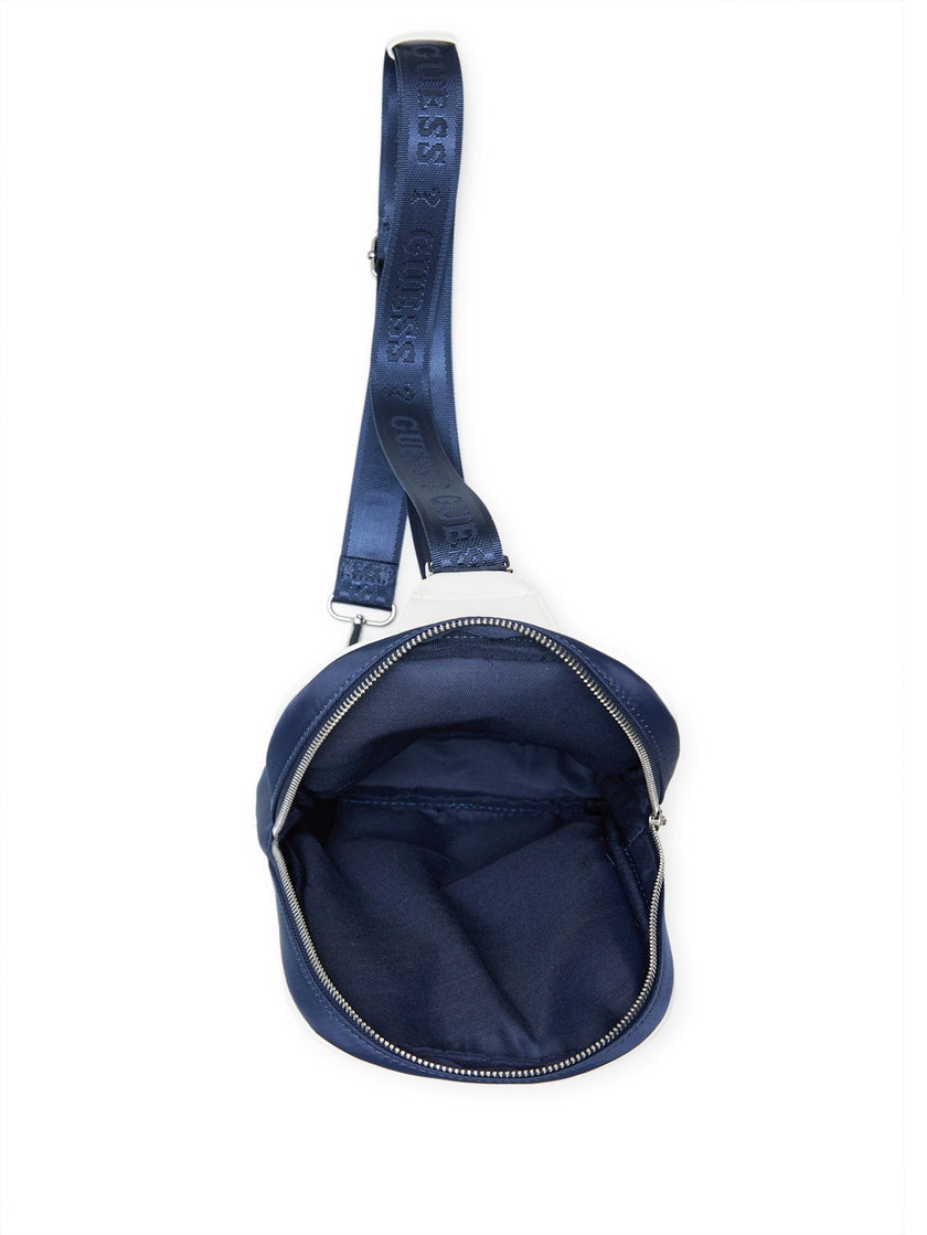 Guess Striped Sling Bag - Blue image 3