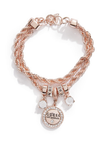 GUESS Rose Gold-Tone Logo ID Link Bracelet image 1