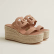 HERMÈS Ithea 30 Espadrilles - Beige Perlino