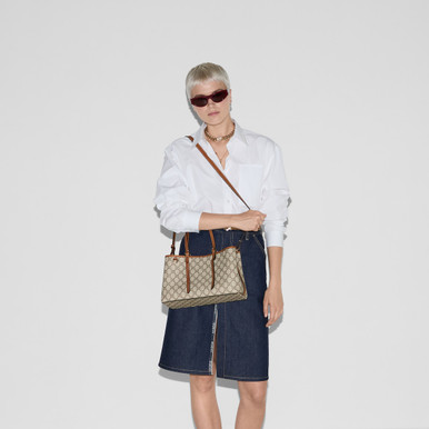 GUCCI Gg Emblem Small Tote Bag image 0