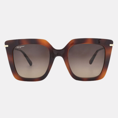 SALVATORE FERRAGAMO Brown Gradient Butterfly Ladies  Sunglasses image 3
