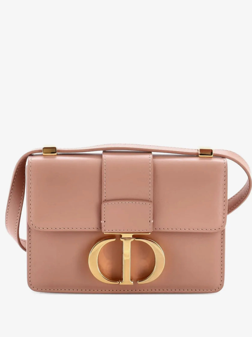 DIOR Small 30 Montaigne Bag Pink Calfskin Gold Hardware