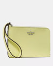 KATE SPADE Lucy Medium L-Zip Wristlet - Tennis Ball image 1