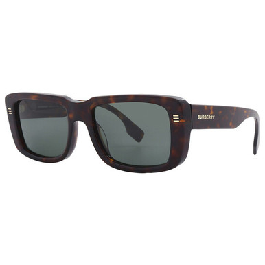 BURBERRY Jarvis Green Rectangular Men's Sunglasses ( Arriving In Delhi ) image 1