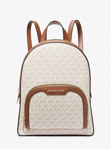 MICHAEL KORS  Jaycee Medium Logo Backpack - Vanilla image 2