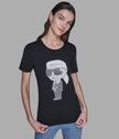 [AT DELHI] KARL LAGERFELD Karl Tee - Black image 0