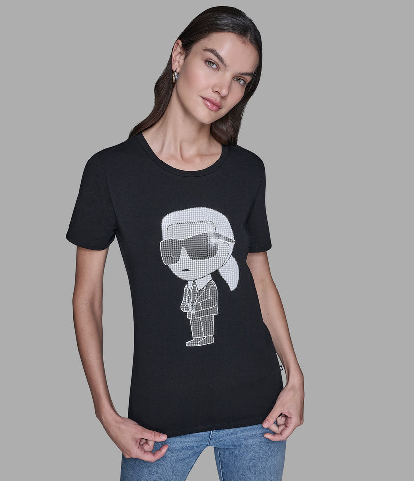 [AT DELHI] KARL LAGERFELD Karl Tee - Black image 0