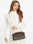 Guess Kiran Logo Convertible Crossbody - Neutral image 1