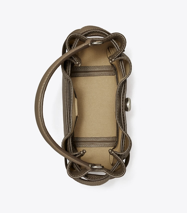 TORY BURCH Mini Romy Bucket Bag - Wild Mushroom image 3