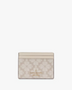 KATE SPADE  Spade Flower Small Slim Card Holder - Dark Beige Multi image