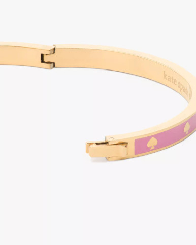 KATE SPADE  Spot The Spade Enamel Hinged Bangle image 4