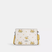 COACH Slim Crossbody Bag In Signature Canvas With Floral Print - Silver/Chalk Multi image 3