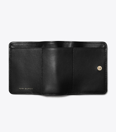 TORY BURCH  Fleming Soft Polished-Grain Small Flap Wallet image 1
