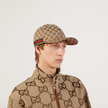 GUCCI Baseball Cap With Web Detail - GG Canvas image 1