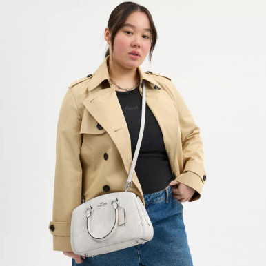 COACH Savannah Small Carryall Bag In Signature Canvas image 6