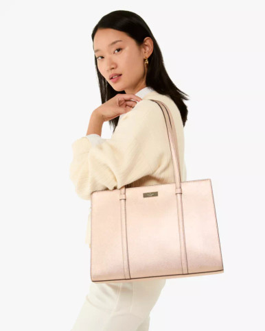KATE SPADE Kenzie Limited Edition Metallic Large Tote image 0