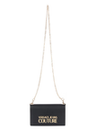 Versace Jeans Couture Logo-Embellished Chain-Linked Crossbody Bag - Black image 1