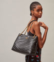 [AT DELHI] Kira Chevron Tote Bag image 1