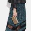COACH Double Corner Zip Wristlet In Signature Canvas image 3