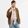 COACH Signature Spring Blossom Print Oblong Scarf image 0