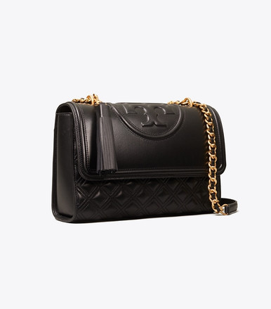 TORY BURCH Fleming Convertible Shoulder Bag - Black image 4