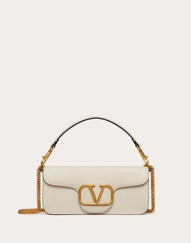 [AT DELHI] VALENTINO Loco Calfskin Shoulder Bag - Ivory image 0