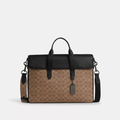 COACH Sullivan Portfolio Brief In Signature Canvas image 5
