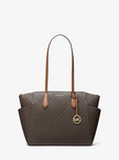 MICHAEL KORS  Marilyn Medium Signature Logo Tote Bag - Brown image 1