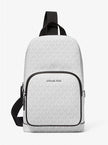 MICHAEL KORS Cooper Logo Sling Pack - Bright Wht image 0