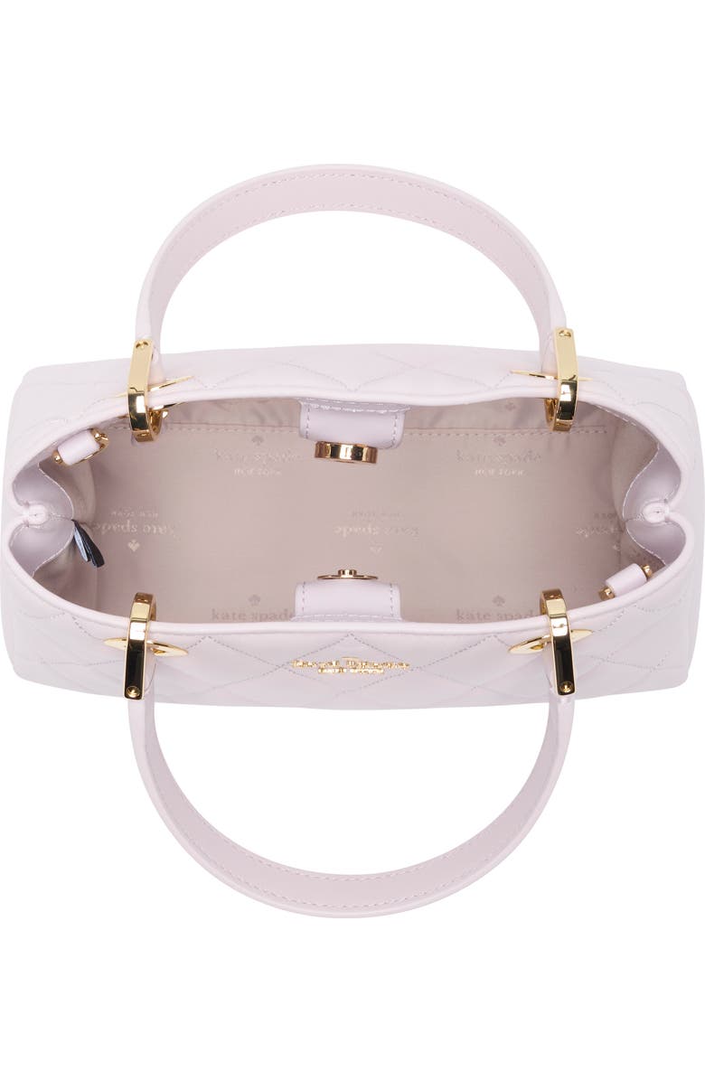 KATE SPADE Carey Quilted Leather Satchel - Pale Amethyst image 3