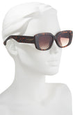KARL LAGERFELD Square Sunglasses - Glitter Havana (Arriving In Delhi) image 1